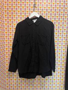 Cotton Gauze Flowey Button-Up