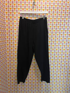 Cotton Gauze Easy Fit Cropped Trouser