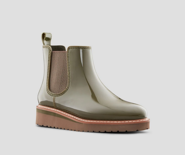 Brown chelsea rain clearance boots