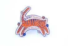Load image into Gallery viewer, Leap Through Tiger Enamel Pin
