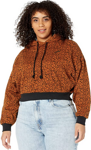 Levi's Cropped Leopard Hoodie