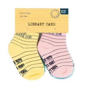 Kiddo Sock Pack: Library Card