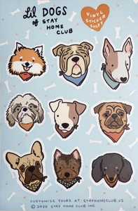 Lil' Dogs Sticker Sheet