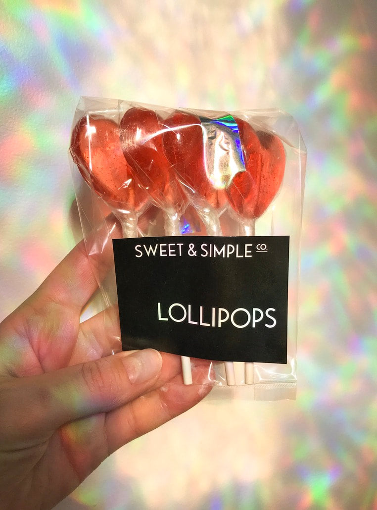 Heart Lollipops (Pack of 4)