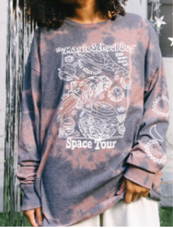 Magic School Bus in Space Oversized SS Tee (One Size)
