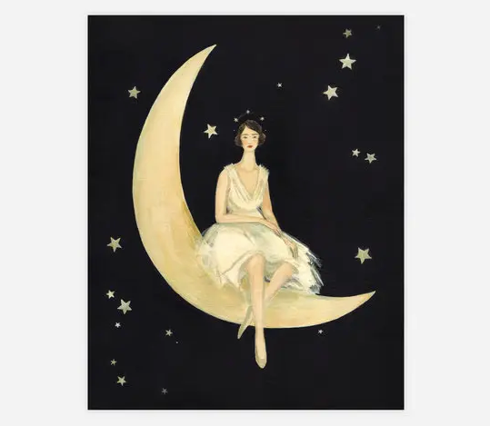 Moon Lady Print by Emily Winfield Martin