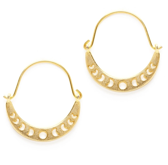 Moon Phase Earrings