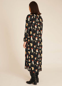 Fungi Foraging Shirt Dress