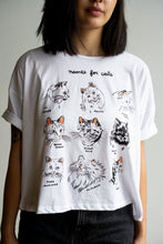 Load image into Gallery viewer, Names for Cats Cropped Loose Tee
