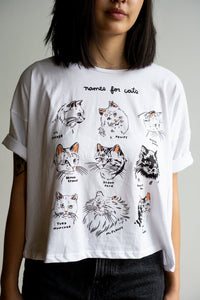 Names for Cats Cropped Loose Tee