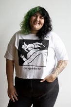 Load image into Gallery viewer, Ok Goodnite Cropped Loose Tee
