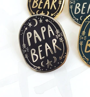 Papa Bear Pin