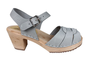 Lotta Peep-Toe Clogs