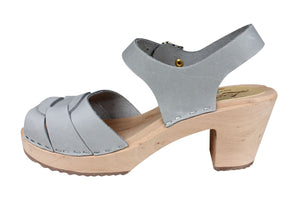 Lotta Peep-Toe Clogs