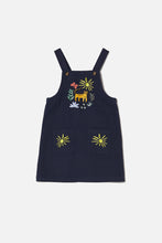 Load image into Gallery viewer, Kids: Sunny Day, Feline Fine Pinafore
