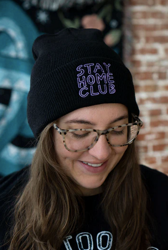 Stay Home Club Beanie