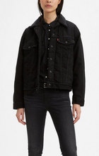 Load image into Gallery viewer, Levi&#39;s Sherpa Denim Jacket (Black)
