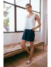 Load image into Gallery viewer, Deep Blue Ocean Linen Short
