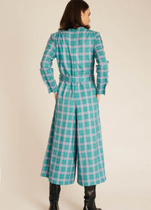 Lovely Day Tartan Jumpsuit