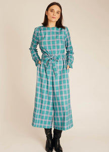 Lovely Day Tartan Jumpsuit