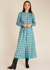 Lovely Day Tartan Jumpsuit