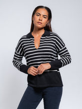 Load image into Gallery viewer, Luxe Striped Vneck
