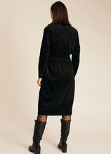 Load image into Gallery viewer, Midnight Corduroy Dress
