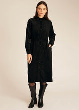 Load image into Gallery viewer, Midnight Corduroy Dress

