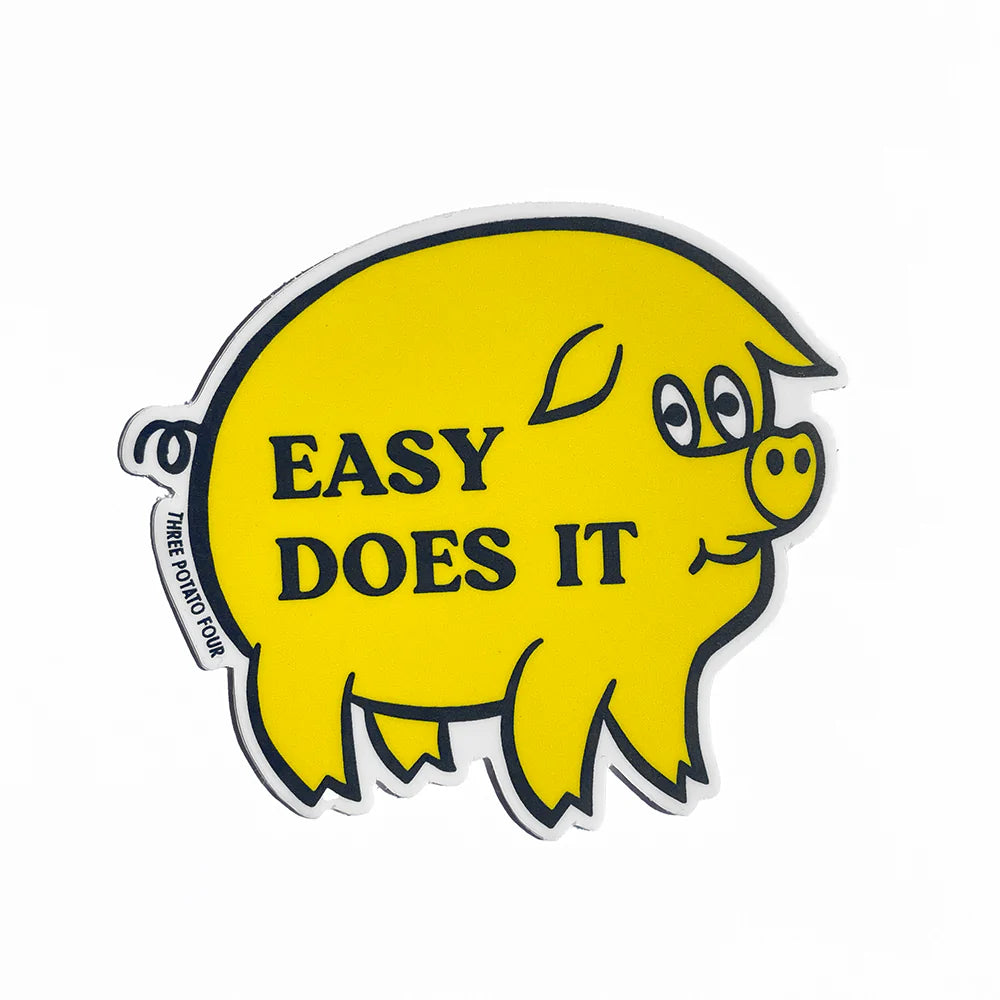 Easy Does It Sticker