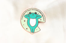 Load image into Gallery viewer, Minding My Own Business Enamel Pin
