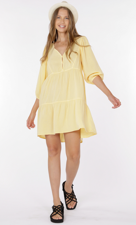 Getaway Tiered Gauze Dress – Girl on the Wing