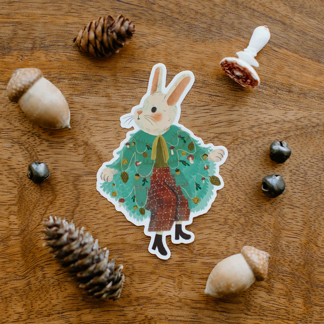 Bunny's Tree Skirt Sticker