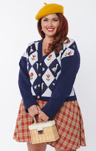 Load image into Gallery viewer, Duck Intarsia Cardigan

