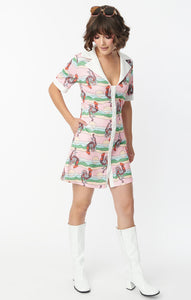 Retro Rooster Dress