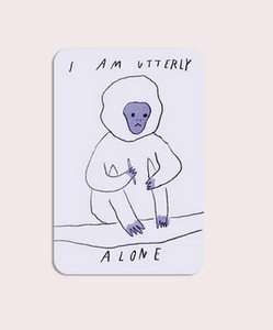 Alone Sticker
